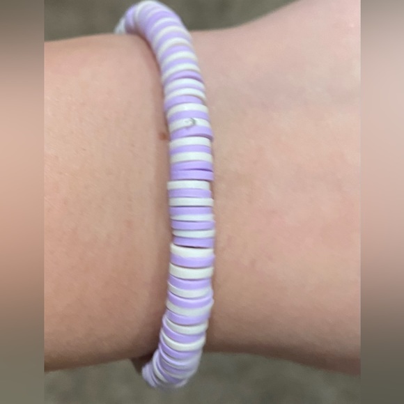 Other - Purple and white bracelet